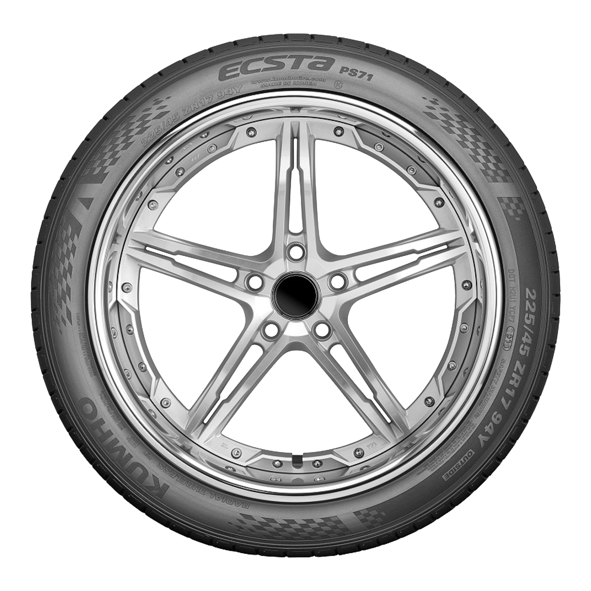 Llanta 255 40 R17 PS71 ECSTA 94W 4C RFT XRP KUMHO 2234723.