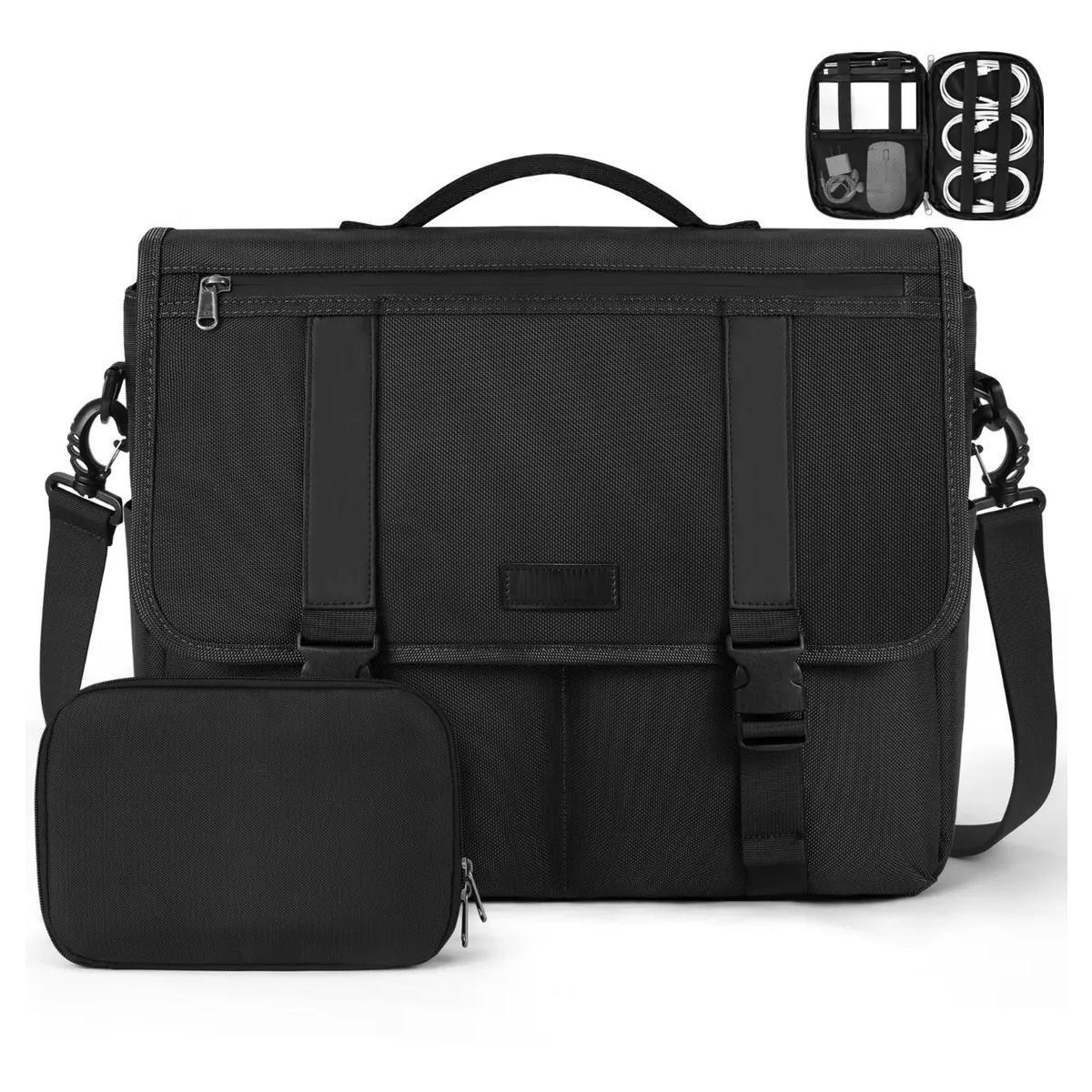 Kit De Maletín Impermeable Para Laptop De 15.6 In, 2 Piezas