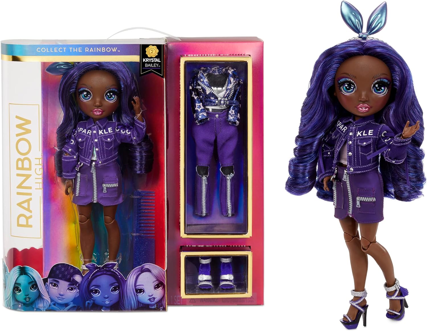 Muñeca Rainbow High Fashion Krystal Bailey