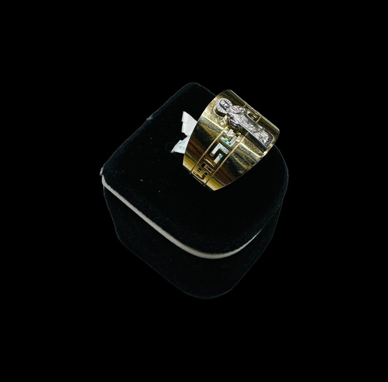 Anillo San Judas Tadeo Oro 10 k + Obsequio.