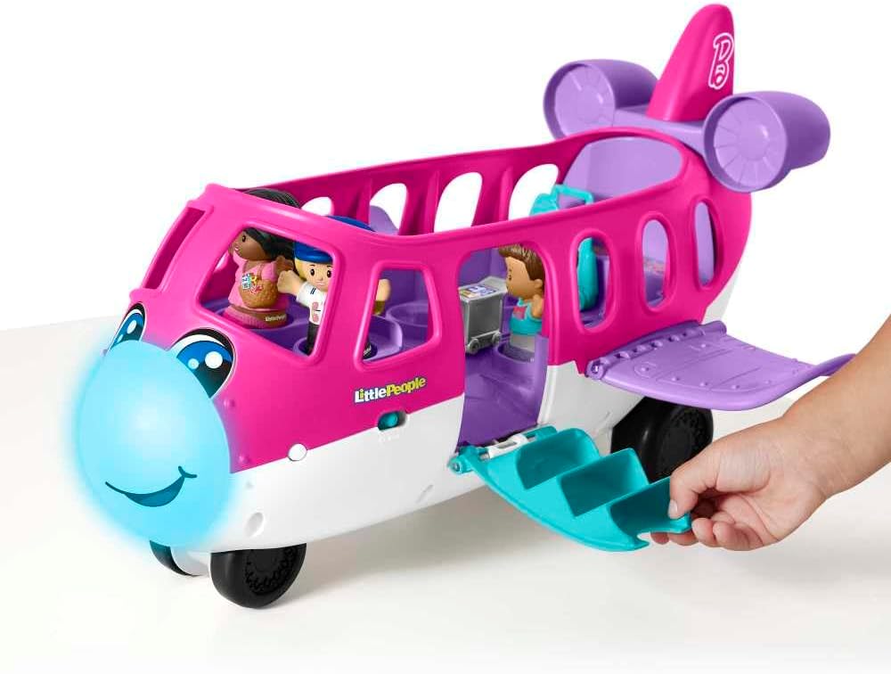 Fisher-Price Little People Set de Juego Avión de los Sueños de Barbie.