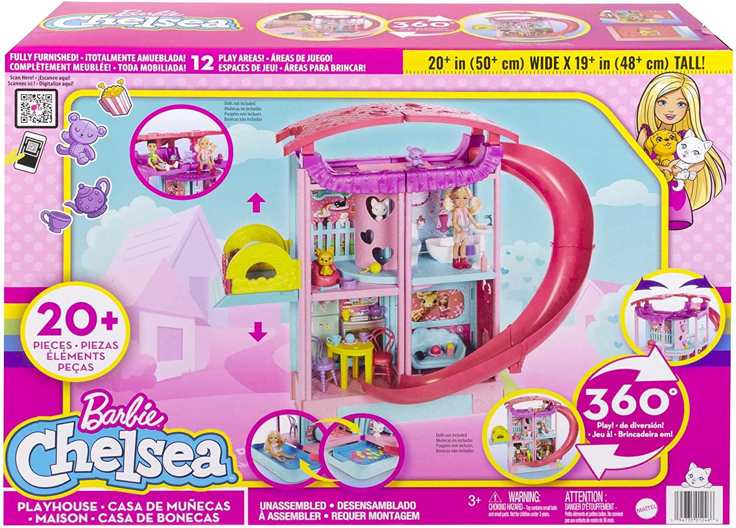 Muñeca Barbie Mundo De Chelsea Casa De Chelsea