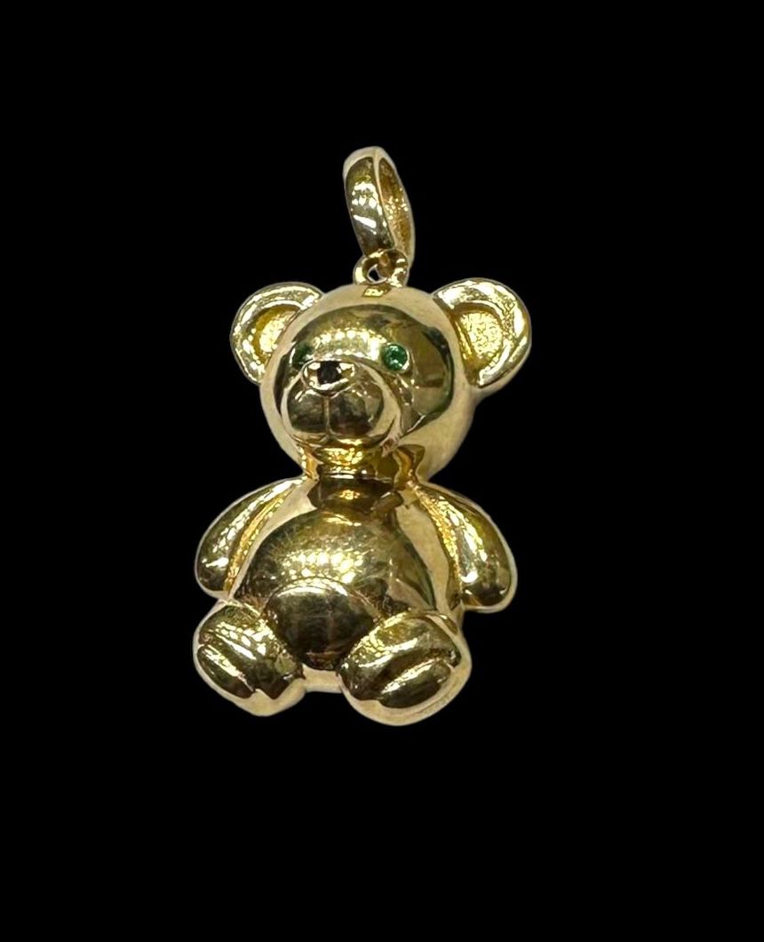 Dije Oso Oro 14 K + Obsequio .