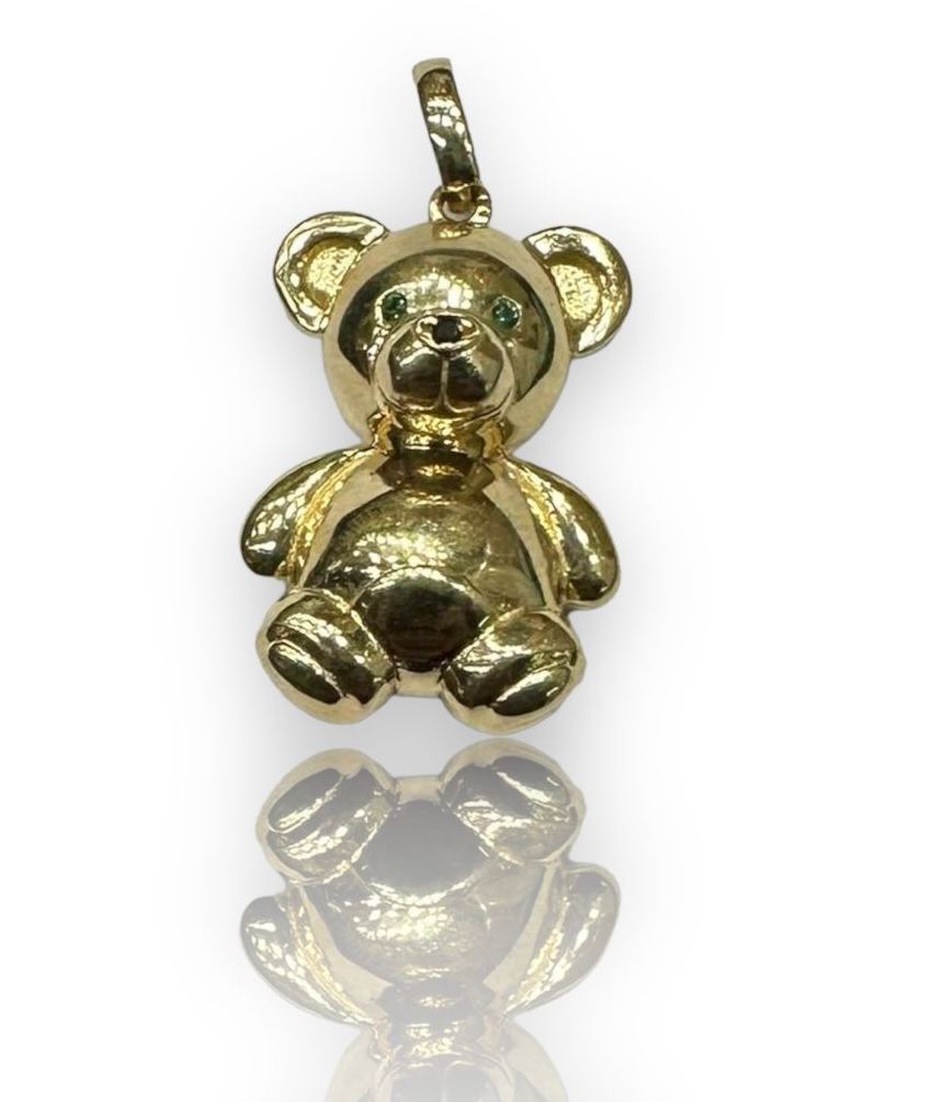 Dije Oso Oro 14 K + Obsequio .