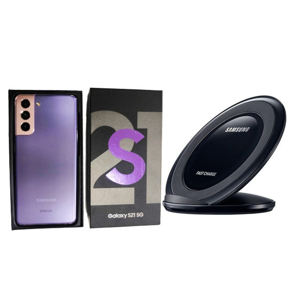 Samsung Galaxy S21 Lila 128GB Snapdragon Reacondicionado  + cargador inalambrico.