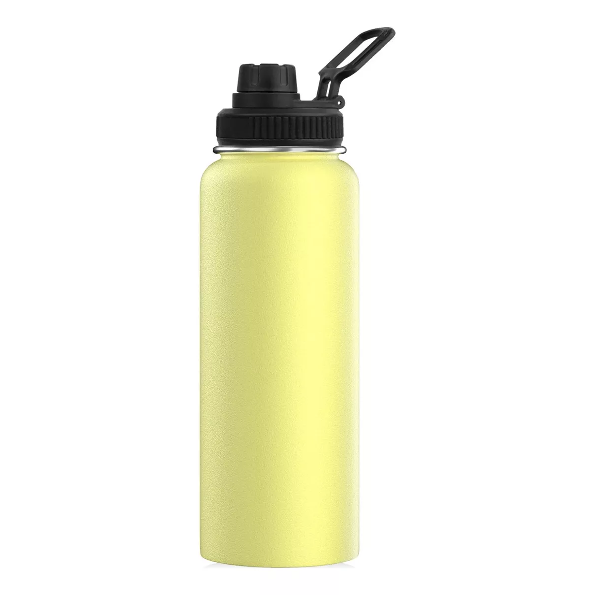 Botella De Agua Fría/caliente De Acero Inoxidable De 1.2 L Amarillo