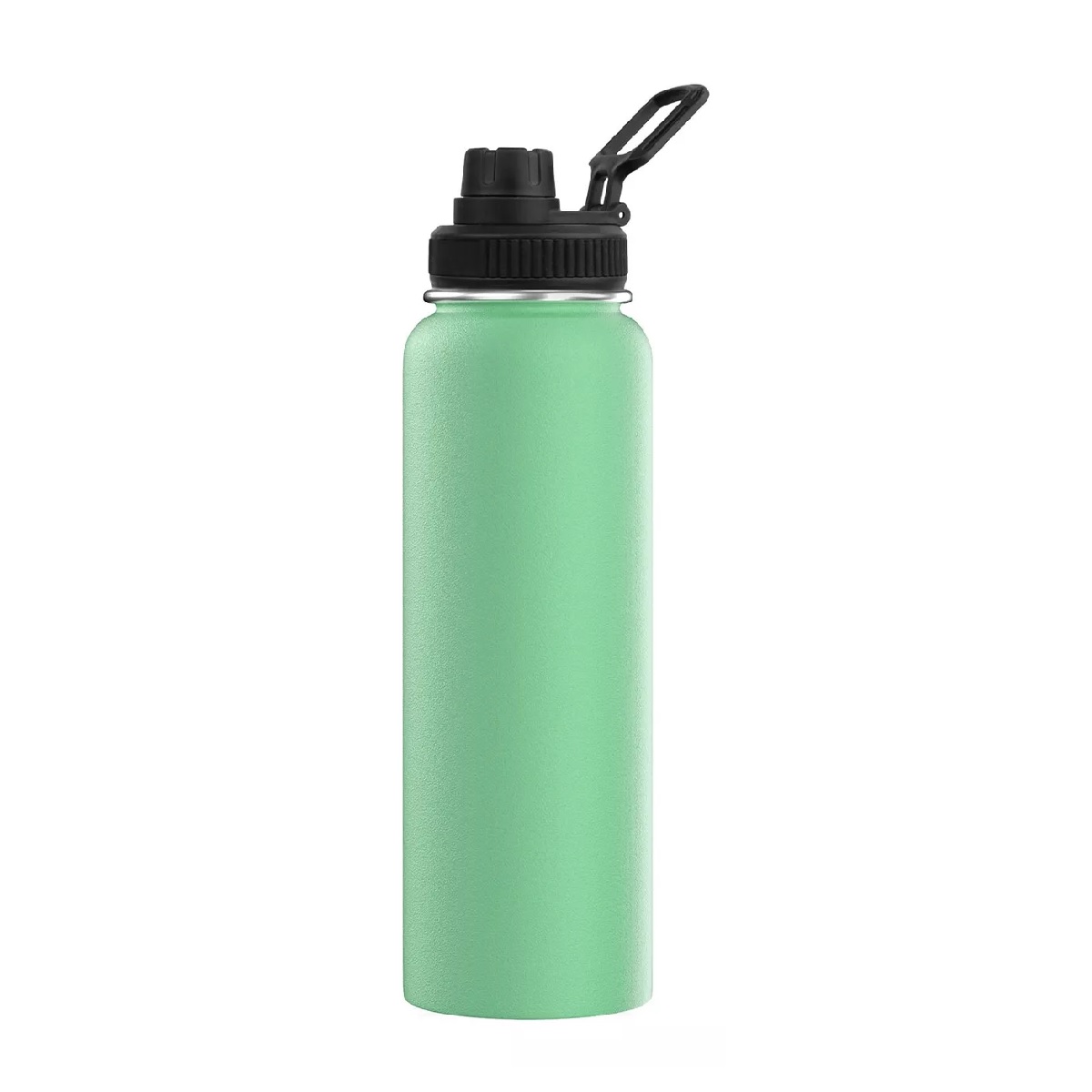 Botella De Agua Fría/caliente De Acero Inoxidable De 1.2 L Verde Claro