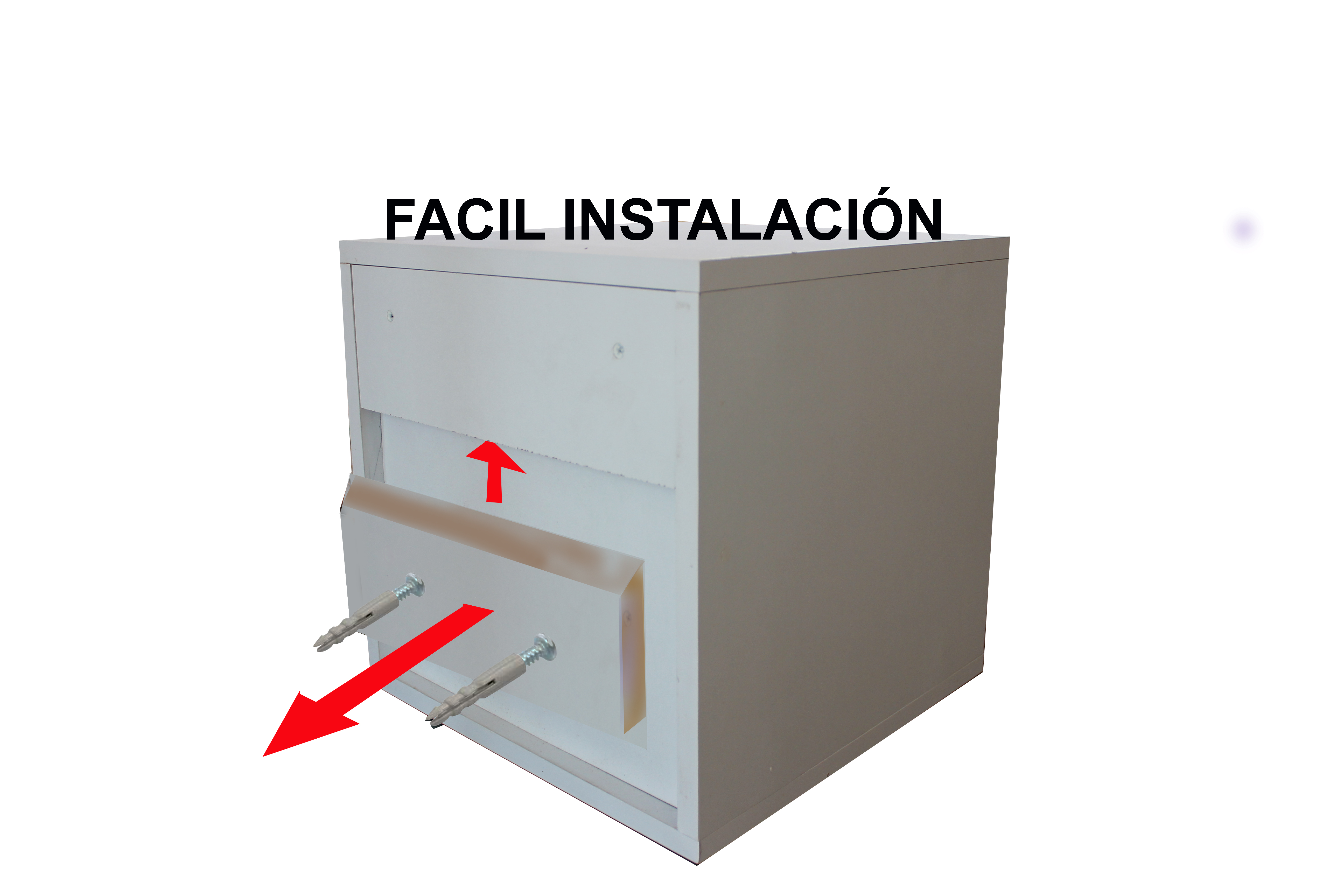 Buro Flotante Recamara Incluye Luz Led Mdf Mesa Envio Ensamblado Cafe.
