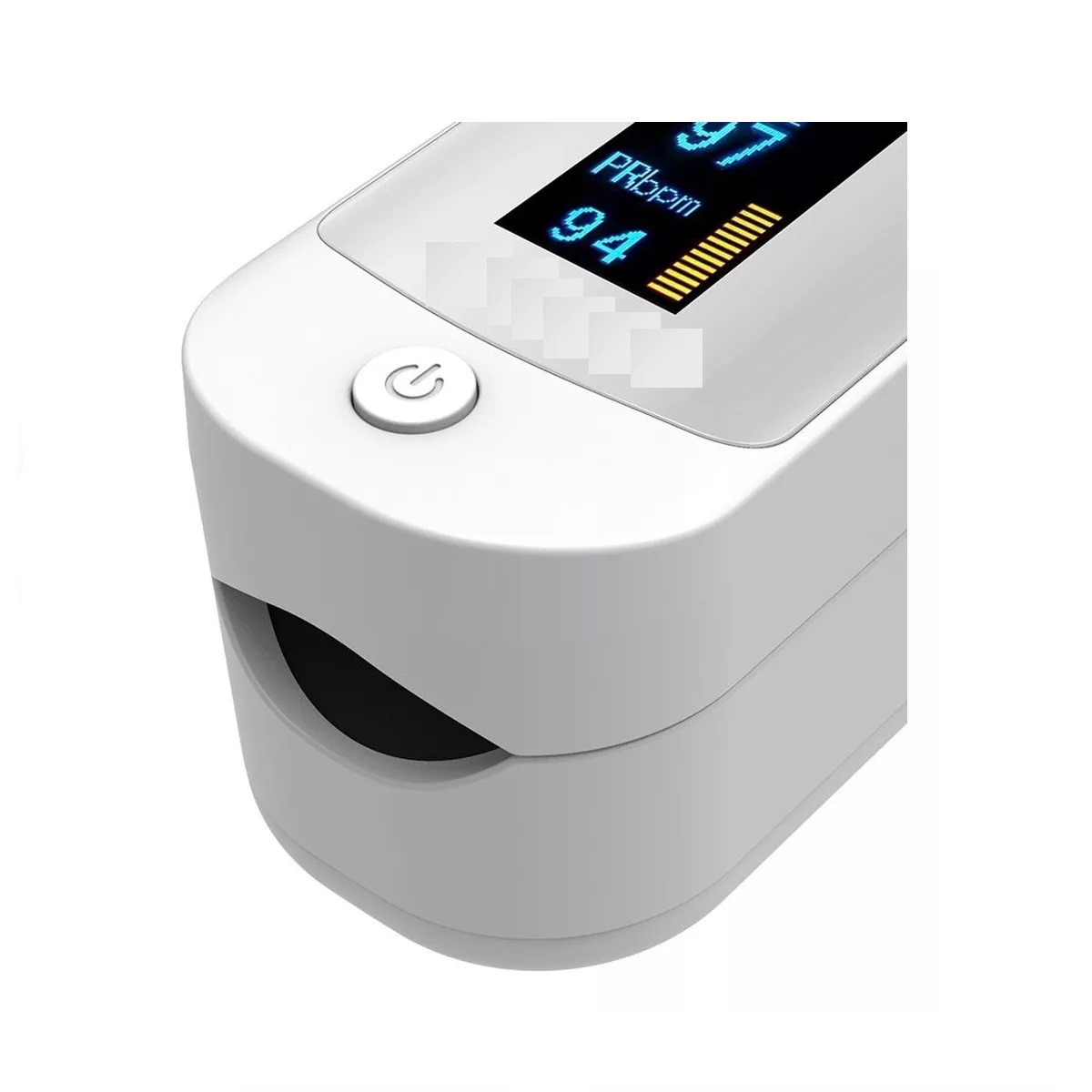 Oxímetro De Pulso Digital Certificado Blanco.
