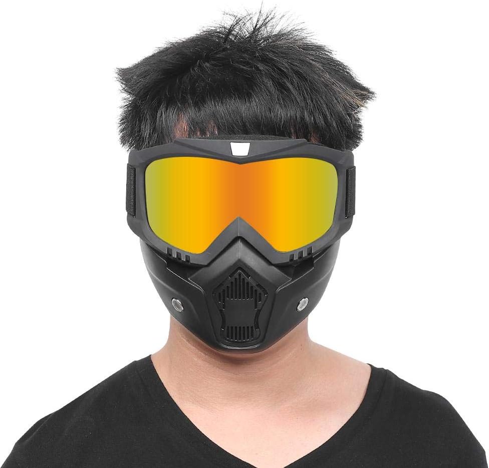 Máscara para motocicleta deporte.
