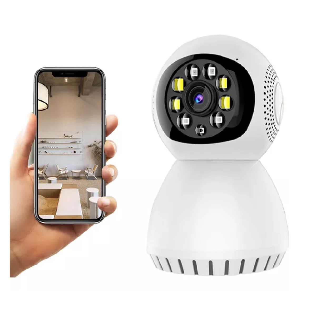 Monitor Para Bebe Wifi Cámara De Seguridad Y Vigilancia Ip.