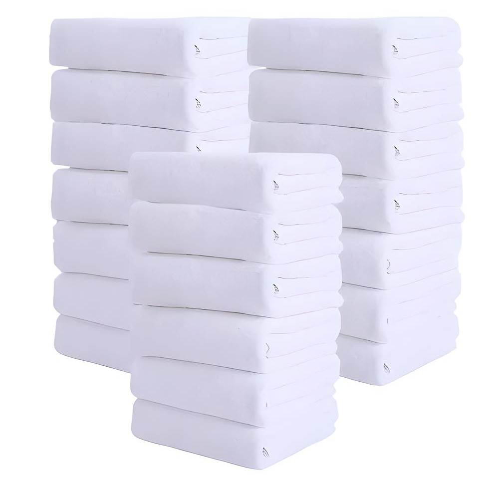 20 Toallas De Baño De Hotel De Microfibra Delgadas, Grandes 70×140cm.