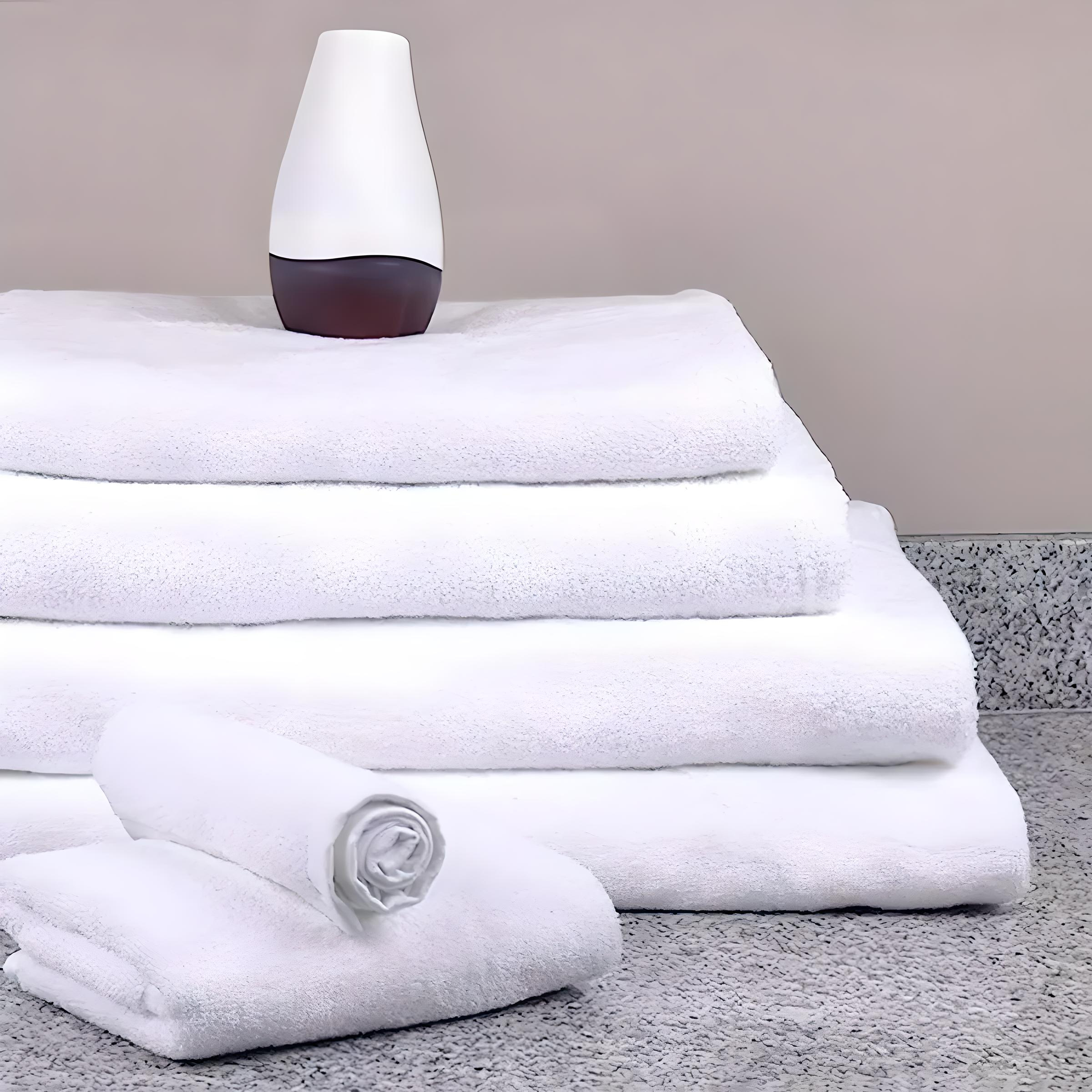 20 Toallas De Baño De Hotel De Microfibra Delgadas, Grandes 70×140cm.