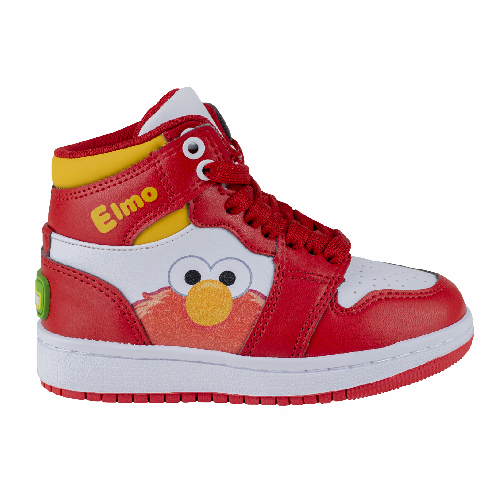 Tenis Urbano Tipo Bota Niño Plaza Sesamo Elmo Karsten 41503-1b Rojo