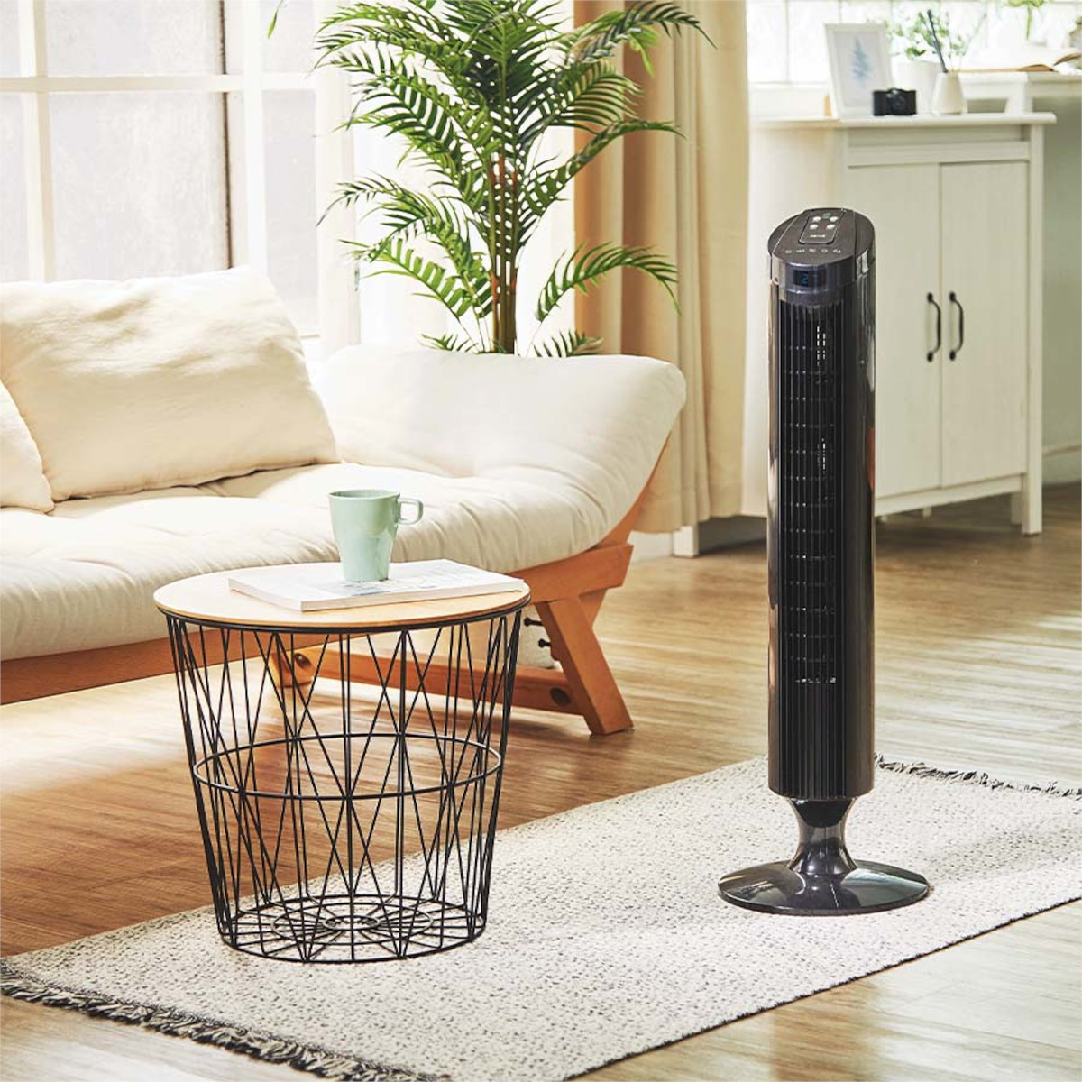 Ventilador Torre 33" MYTEK 3430 control remoto 3 velocidades.