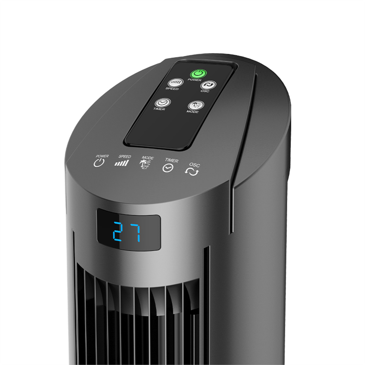 Ventilador Torre 33" MYTEK 3430 control remoto 3 velocidades.