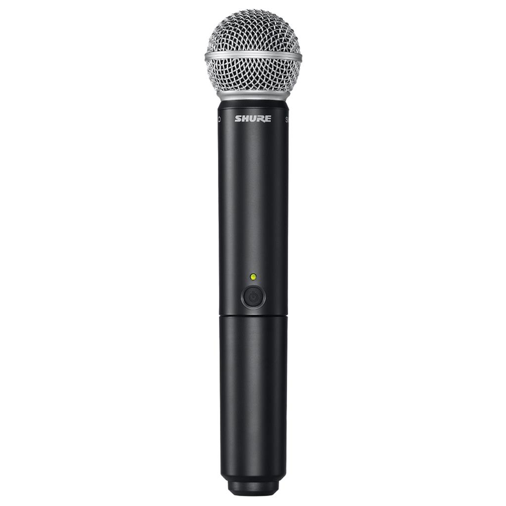 Micrófono Shure BLX24/SM58 Sistema Inalambrico-Negro.