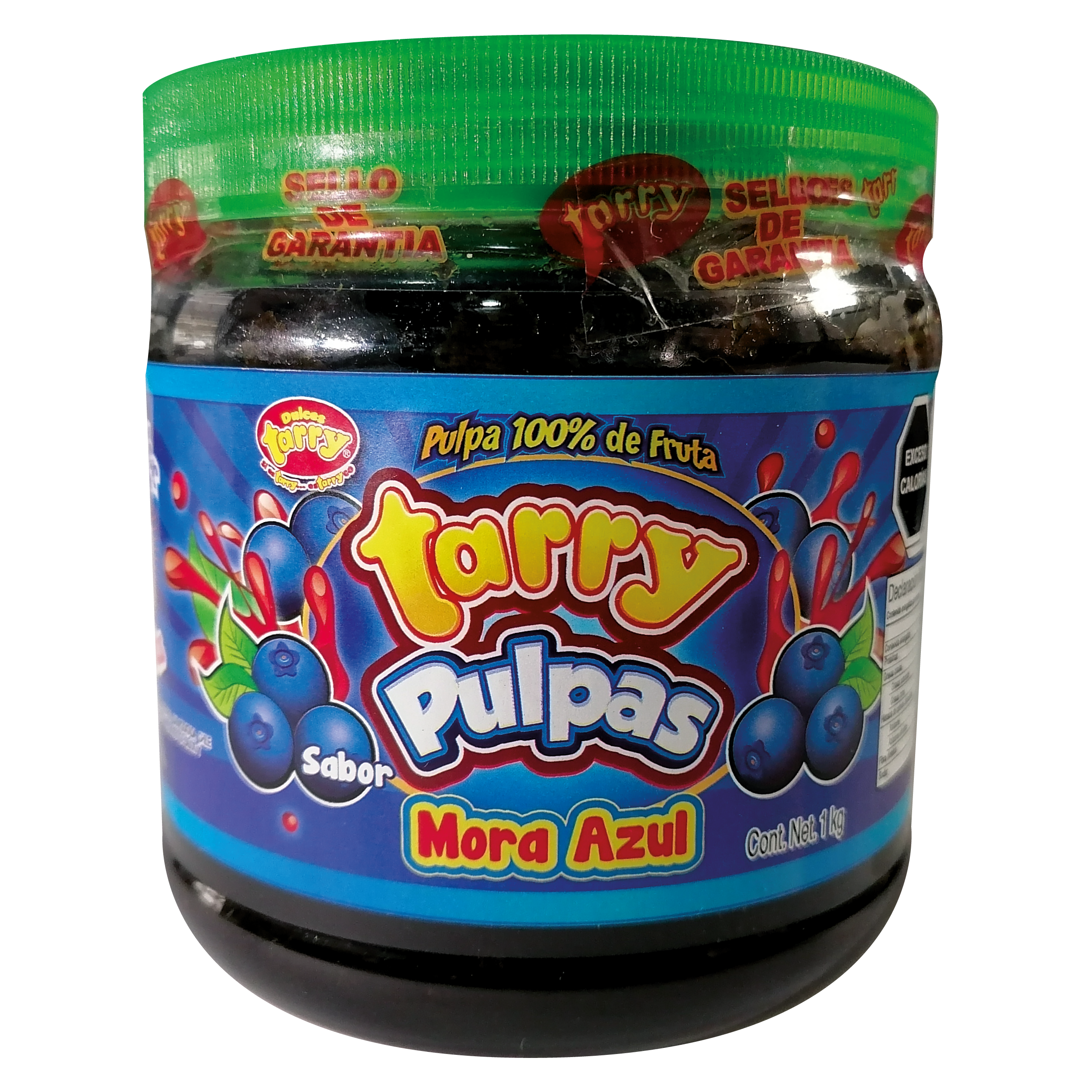 Tarry Pulpas Sabor Mora-Azul 1K Escarchado Para Bebidas