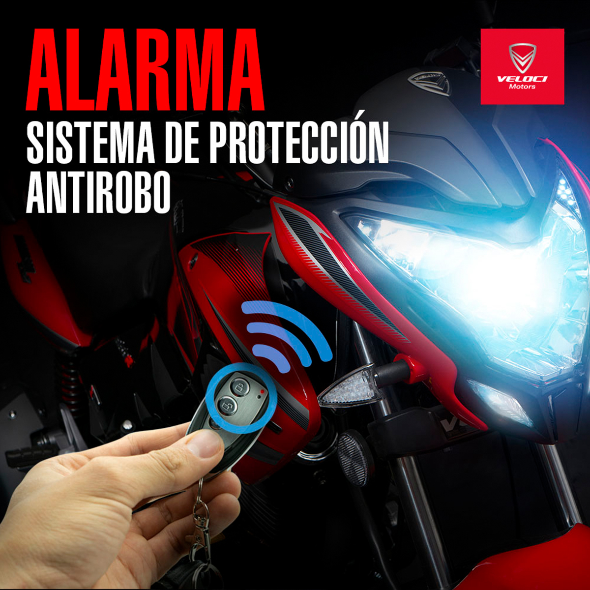 Moto Veloci Aggressor Zx2 250cc Rojo 2023.