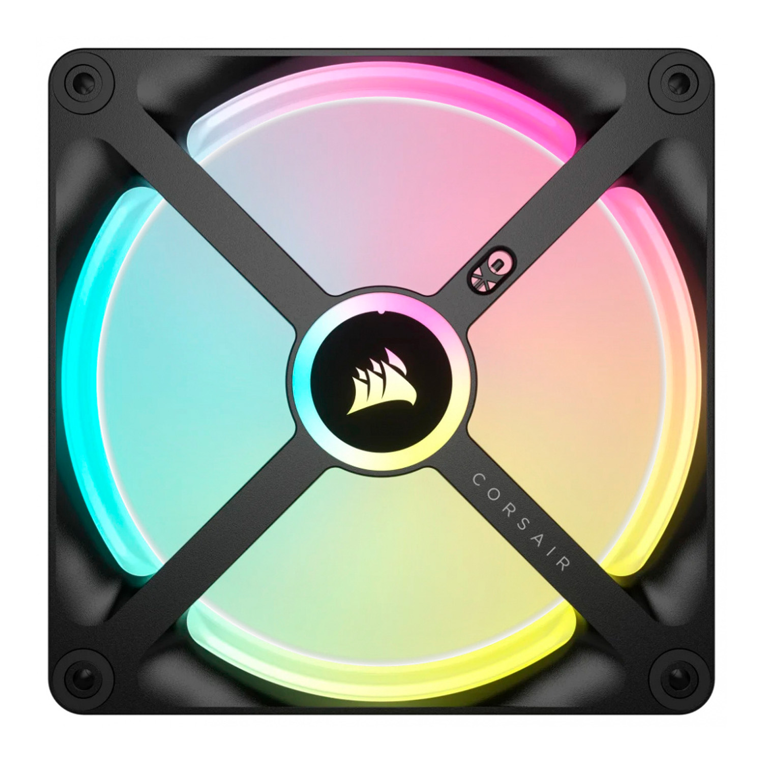 Ventilador Corsair iCUE LINK QX140 RGB 140mm 400 - 2000RPM Negro.