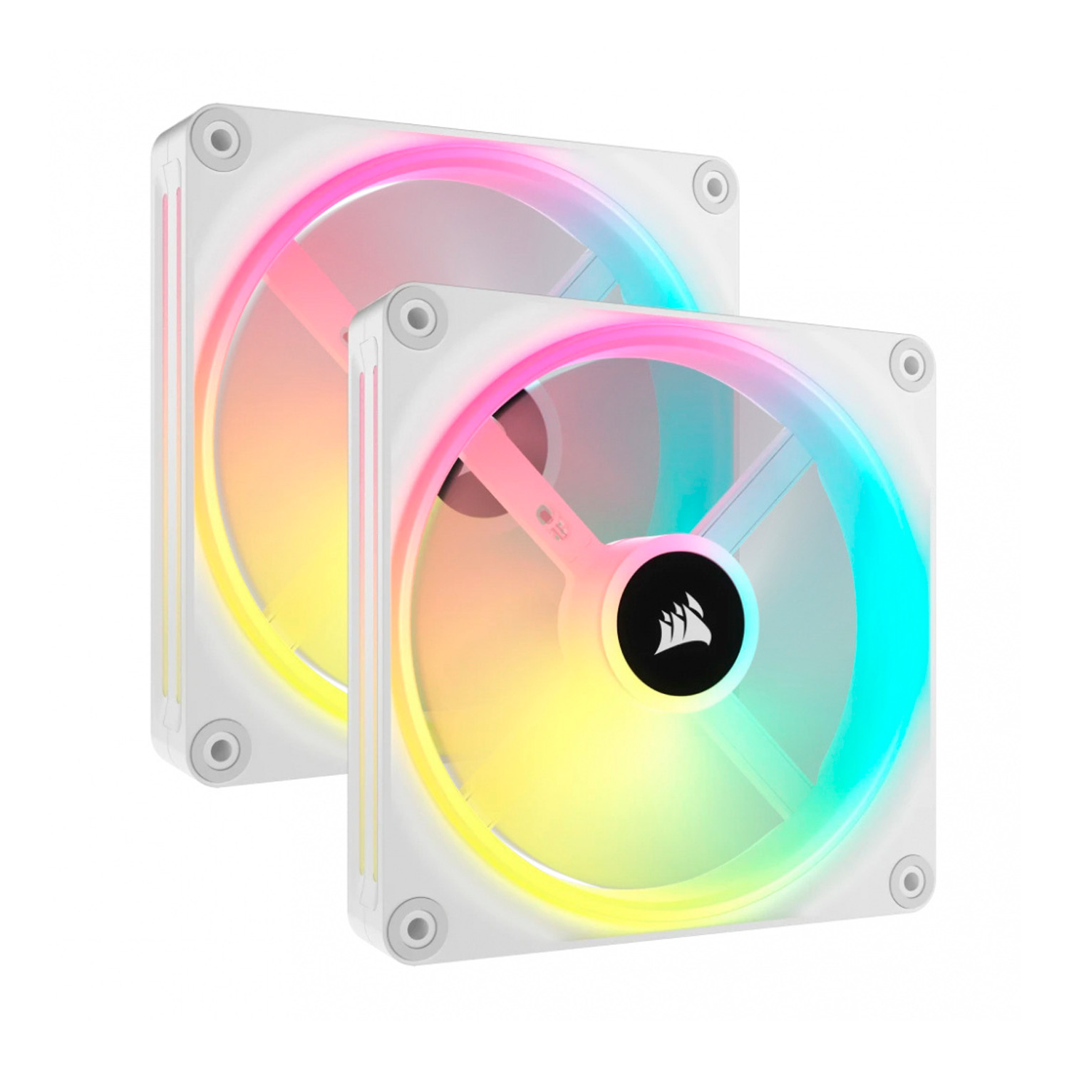Ventilador Corsair iCUE LINK QX140 RGB 140mm 2000RPM Blanco 2X1.