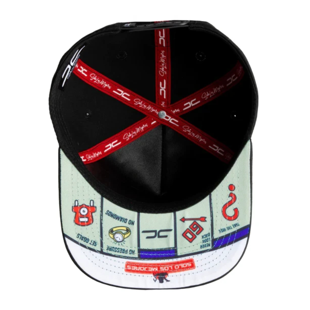 GORRA JC HATS NEVER LOOK BACK BLACK 1861