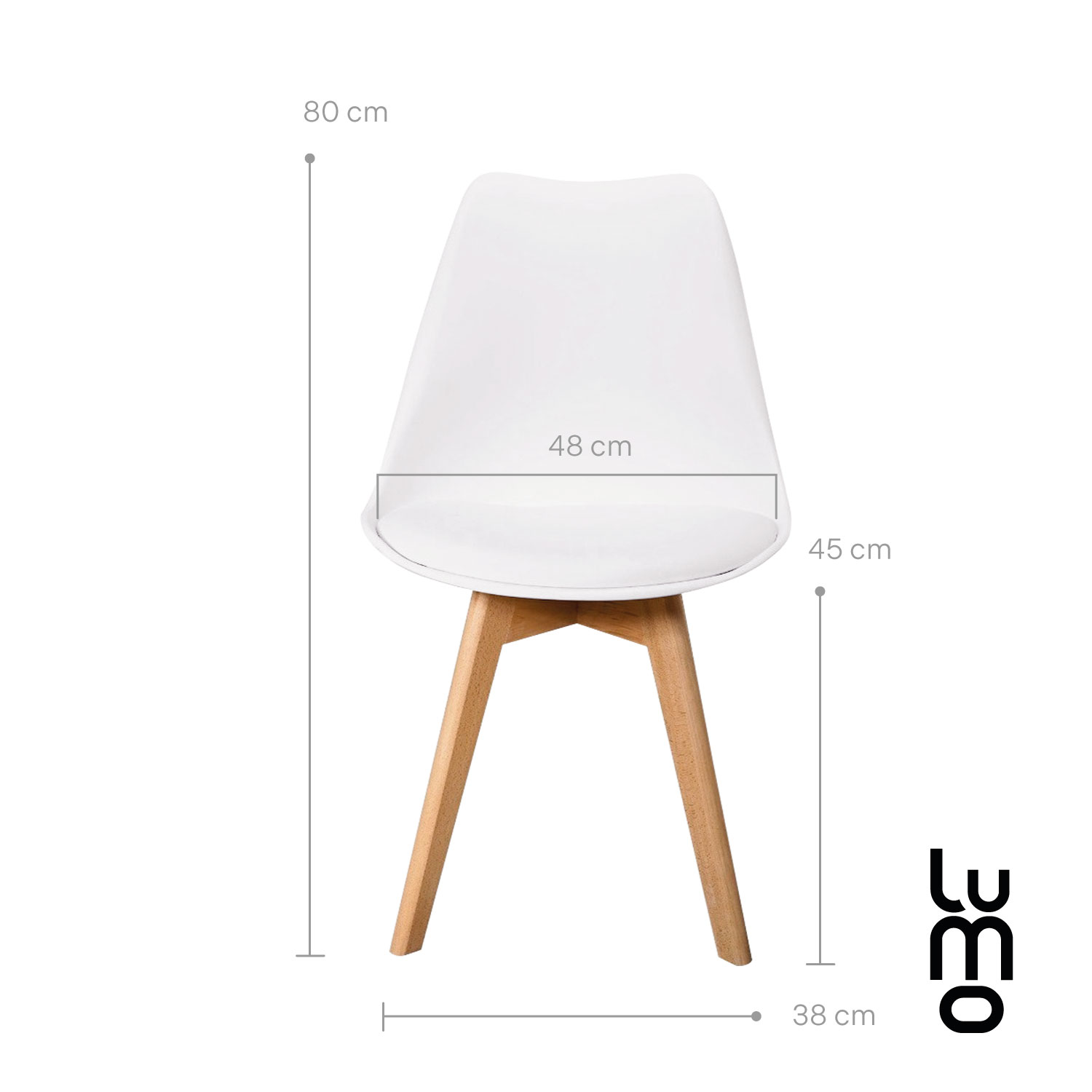 Set/Kit 4 Silla Tulip Eames Acojinada Minimalista Moderna.