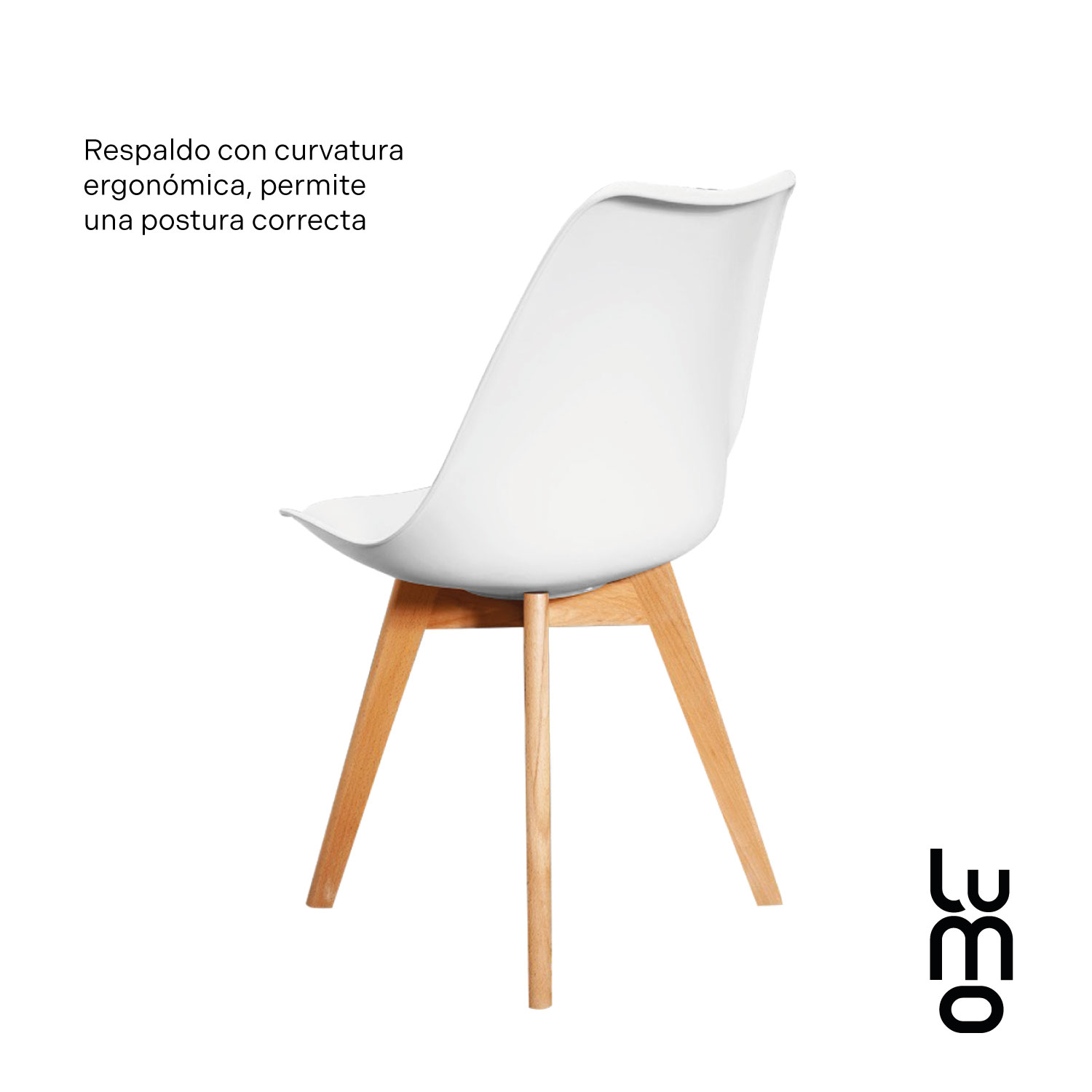 Set/Kit 4 Silla Tulip Eames Acojinada Minimalista Moderna.