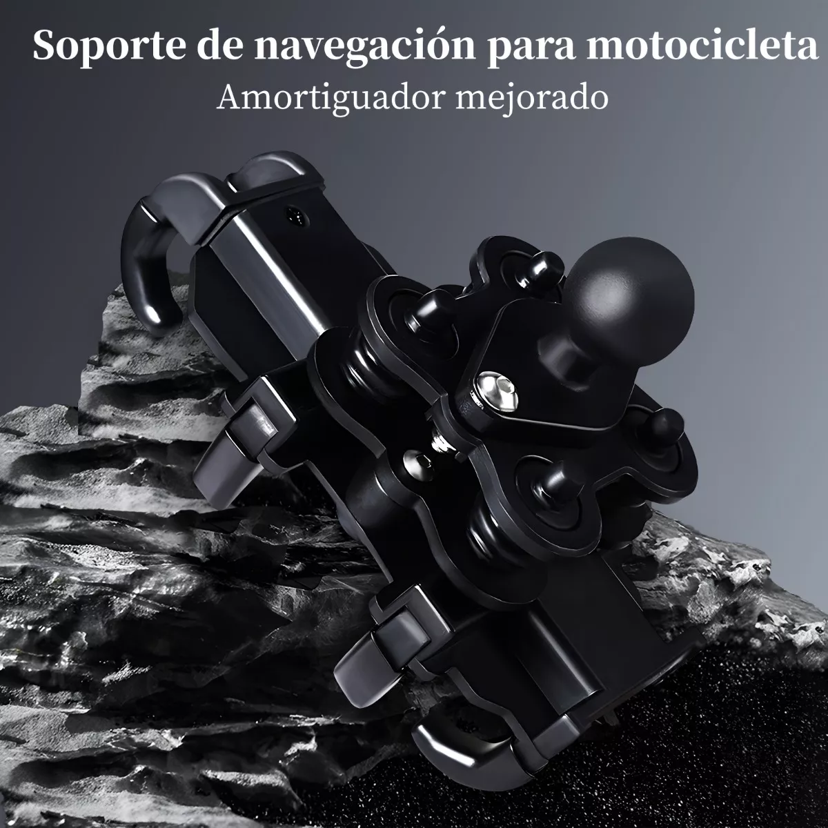 Soporte Para Teléfono Móvil Para Motocicleta Antivibración.