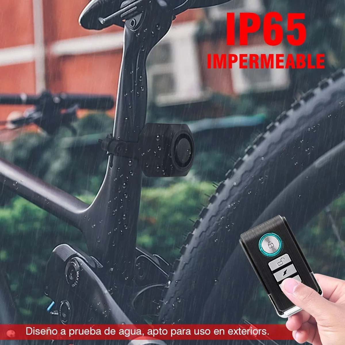 Alarma Para Bicicleta Antirrobo Inalámbrica Control Remoto.
