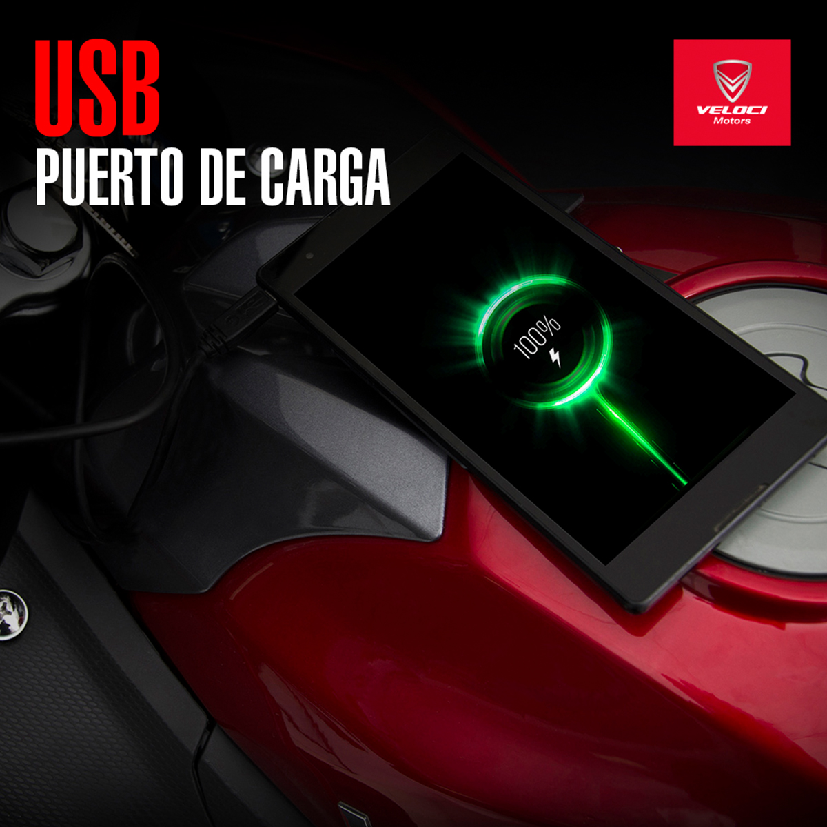 Moto Veloci Scorpio Racing Team 300CC Rojo 2024.