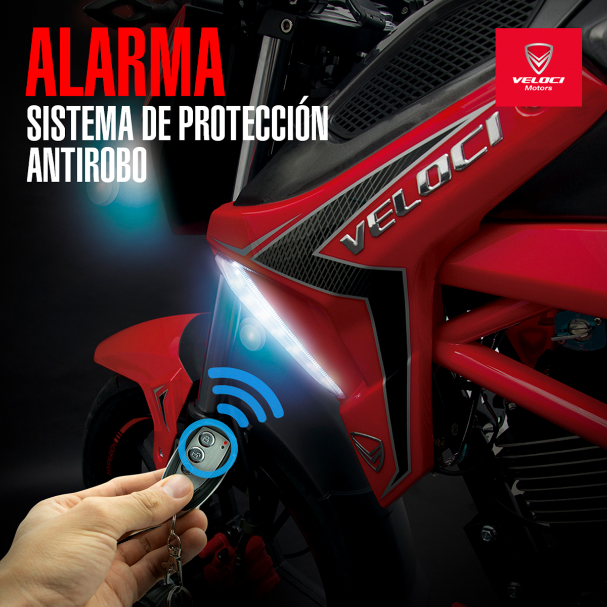 Moto Veloci Razzer GTR 2 200CC Rojo 2021.