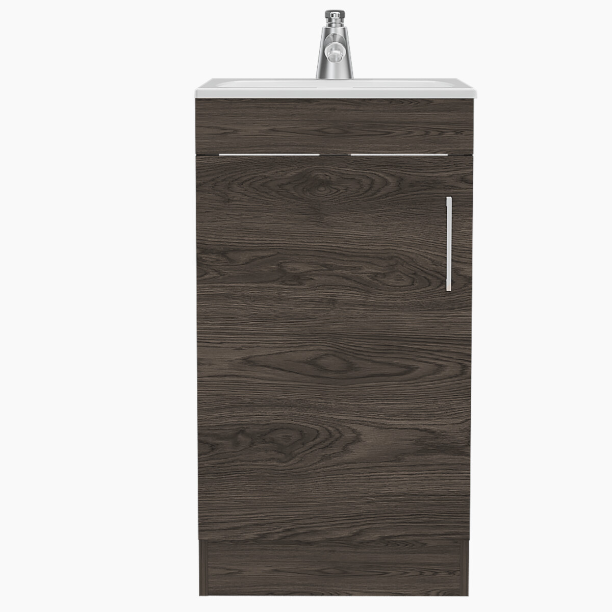 MUEBLE PARA LAVAMANOS ARMABLE CON OVALIN PARA BAÑO MODELO MADRID.