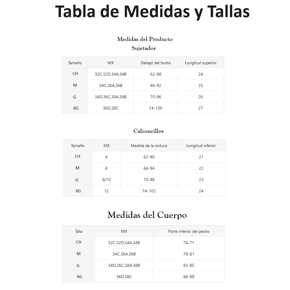 Juego lenceria de encaje Blanco .