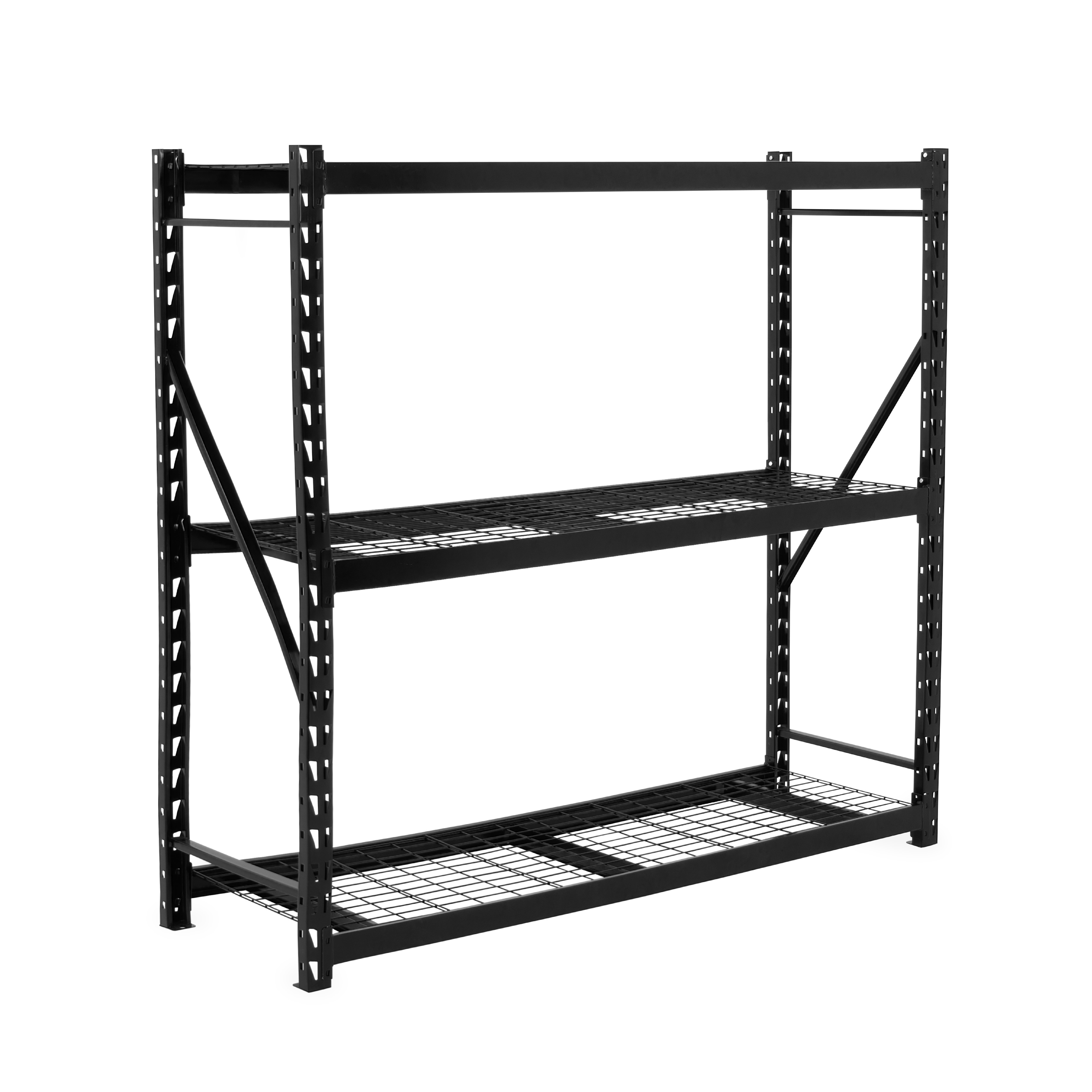 Onof Estante de Acero Soldado Industrial | 3 Niveles | Repisas Ajustables | 2 Toneladas.