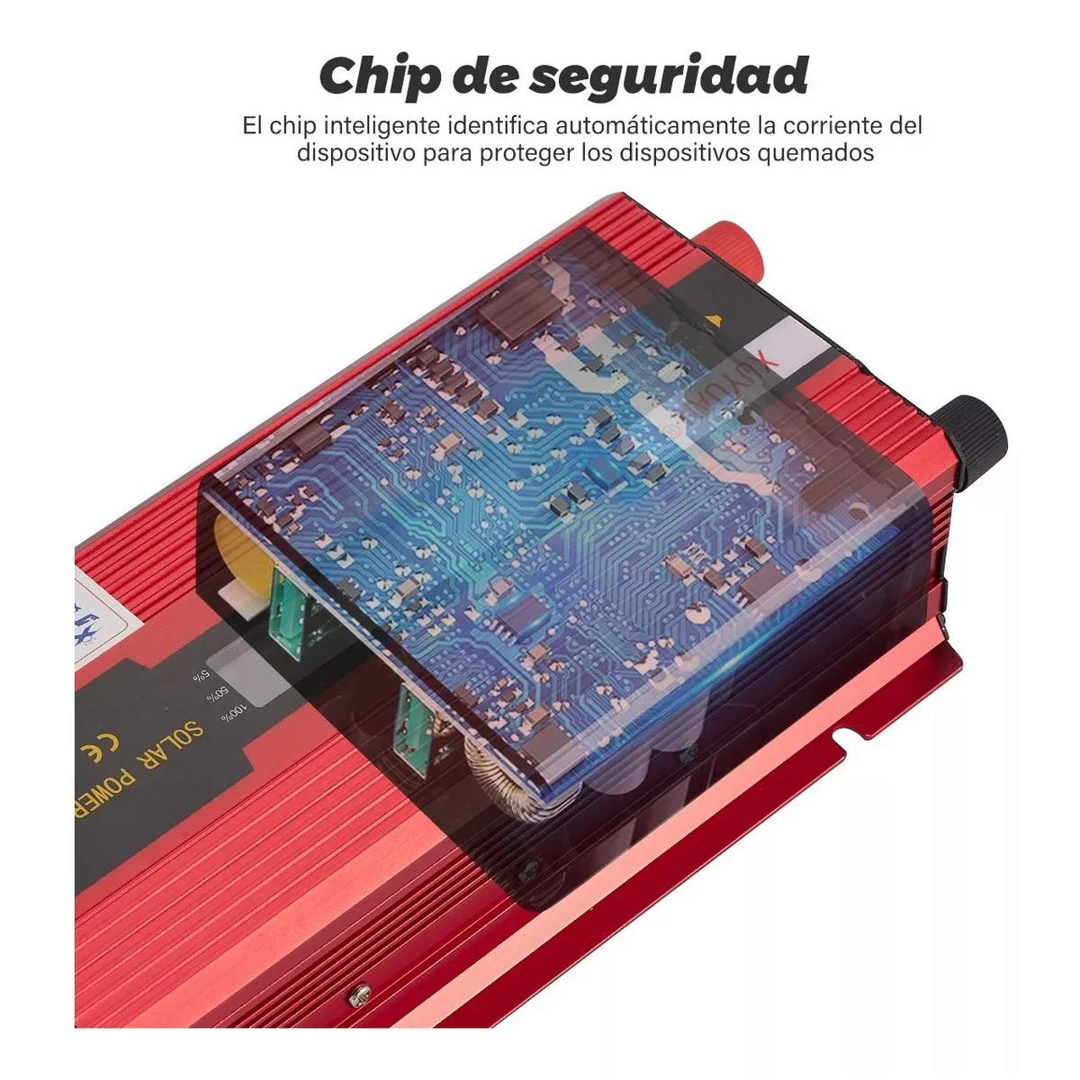 Inversor De Corriente Convertidor Para Auto 4000w- Dc12v/24v.