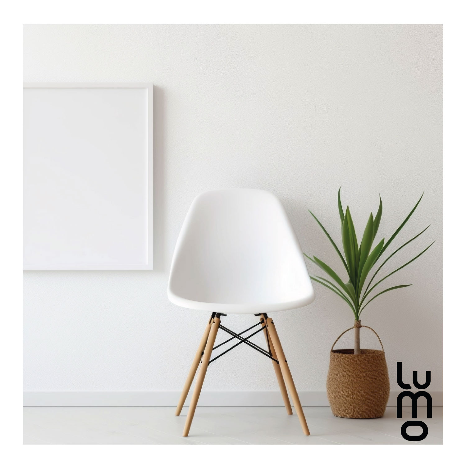 Set/Kit  4 Sillas Eames Estructura Minimalista Reforzada.