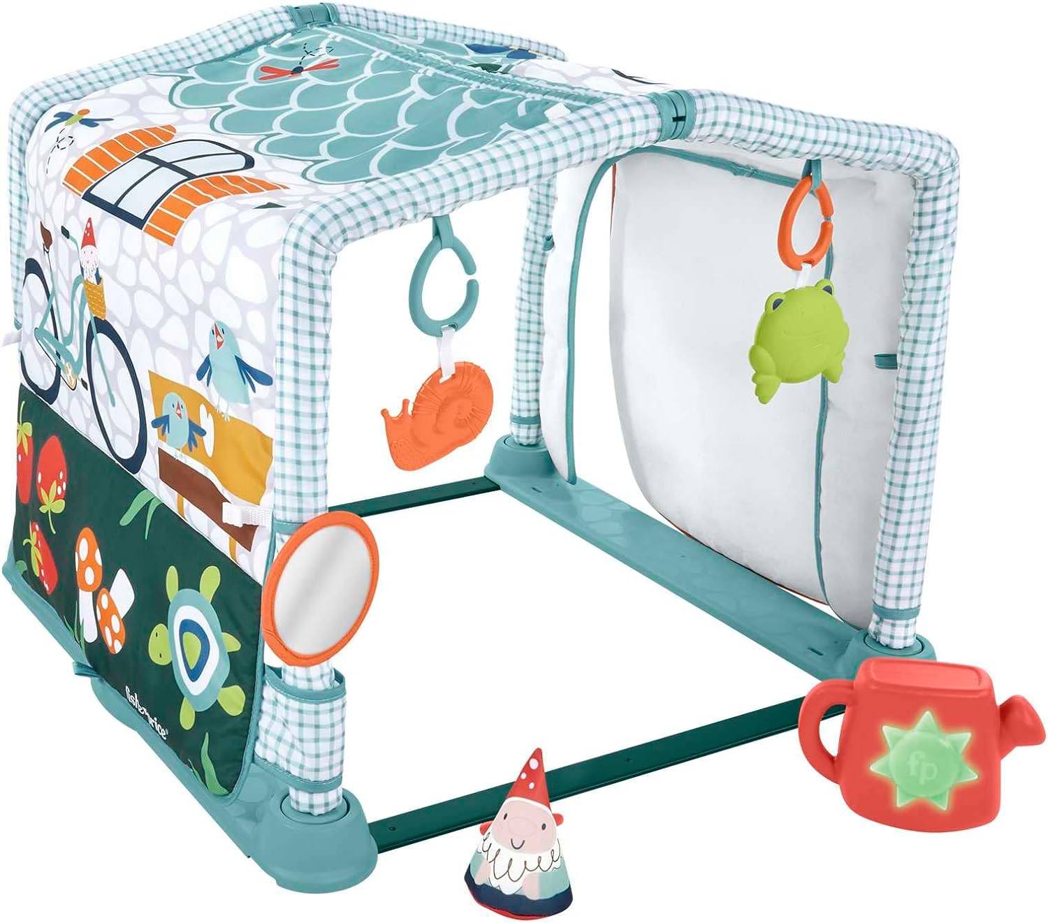 Fisher-price Baby Gimnasio Para Bebés De Cabaña 3 En 1