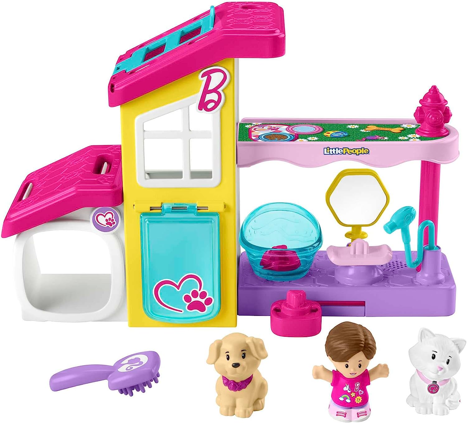 Fisher-price Little People Barbie Spa De Mascotas.