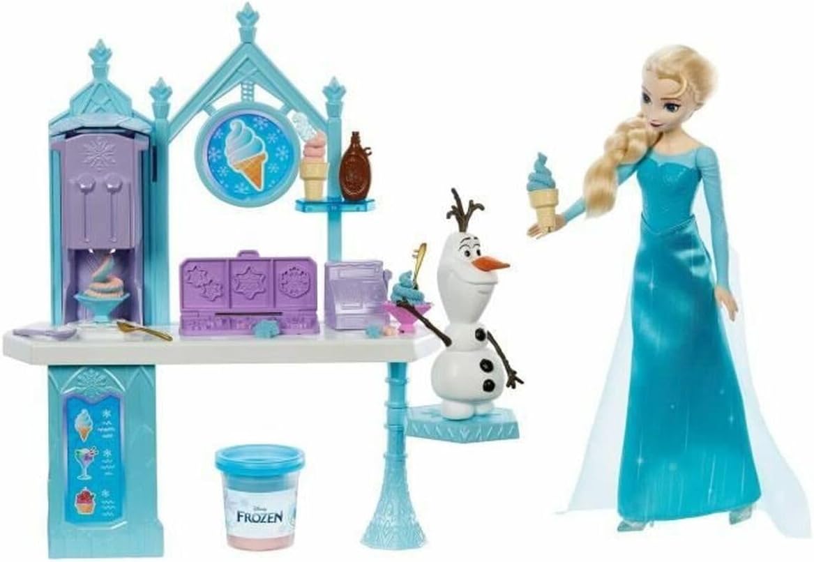 Disney Frozen Set De Juego Carrito De Helados De Elsa Y Olaf.