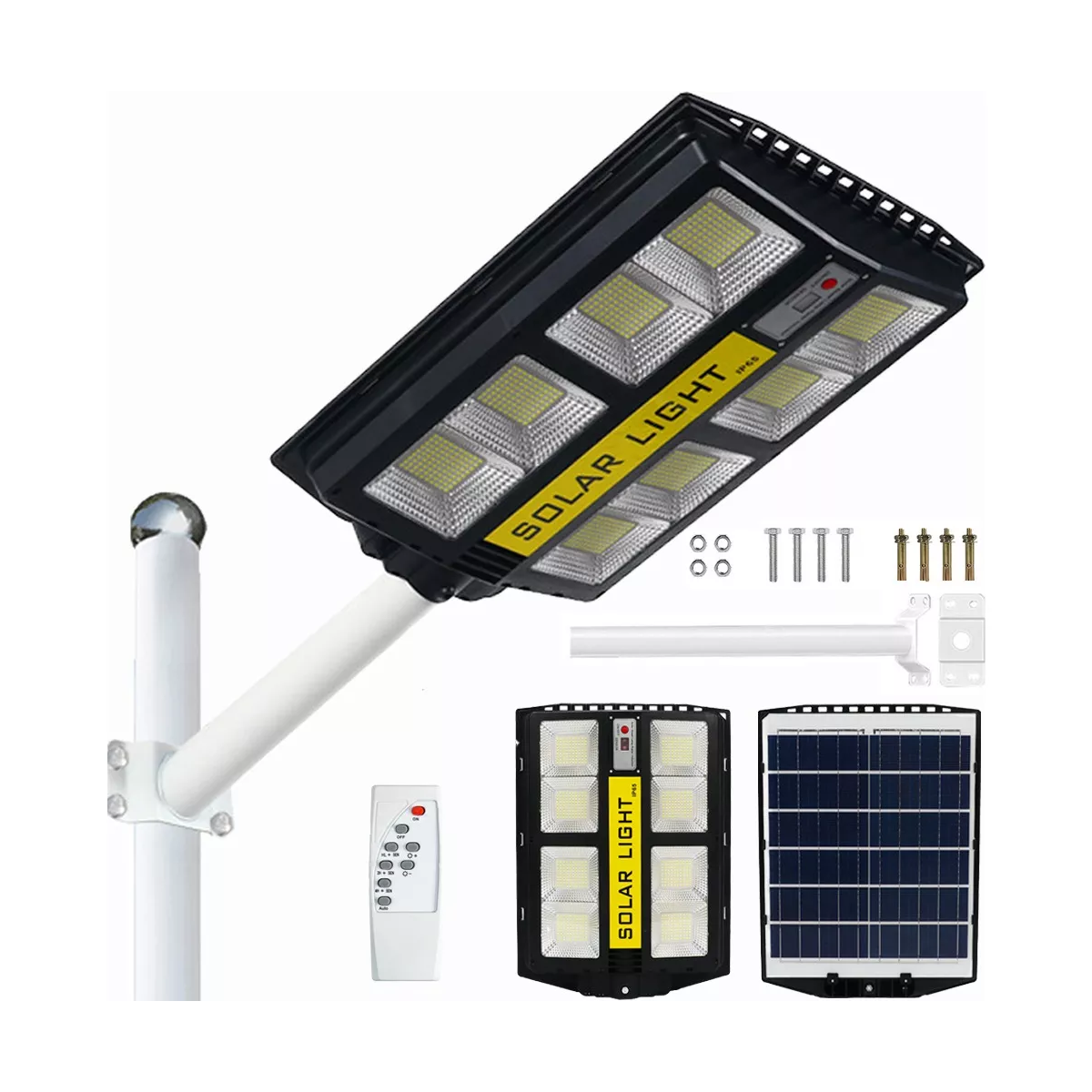 Lámpara Led Solar Luminaria Suburbana Alumbrado Público 400w.
