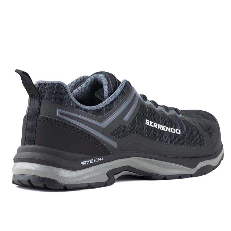 Tenis Industrial Dieléctrico Berrendo 7709 Negro Casquillo.