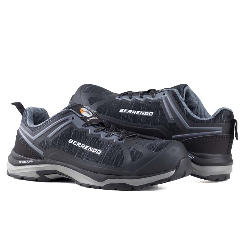 Tenis Industrial Dieléctrico Berrendo 7709 Negro Casquillo.
