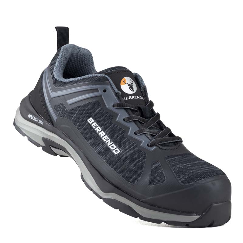 Tenis Industrial Dieléctrico Berrendo 7709 Negro Casquillo.