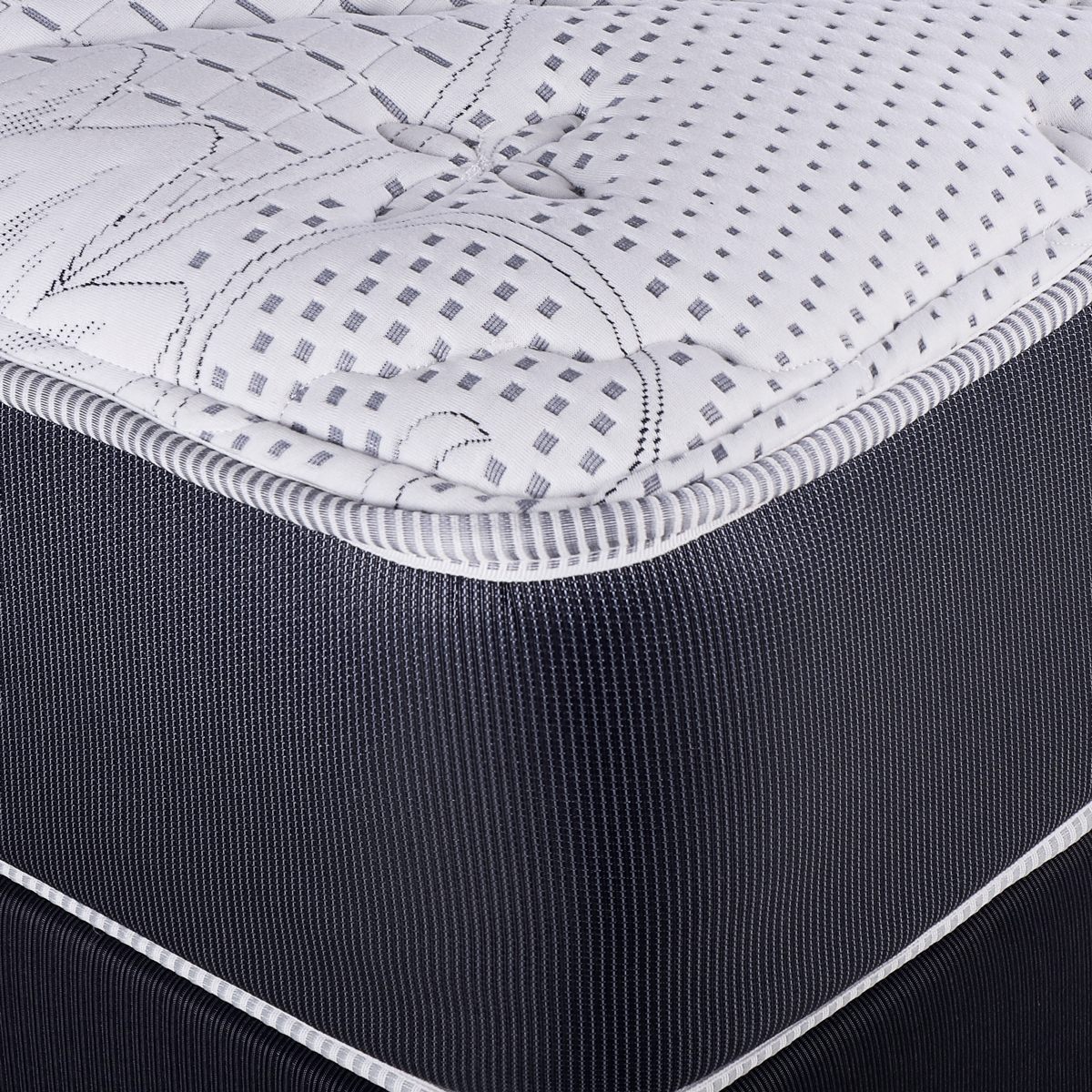 Juego De Box Y Colchon Kenia Spring Air - King Size.
