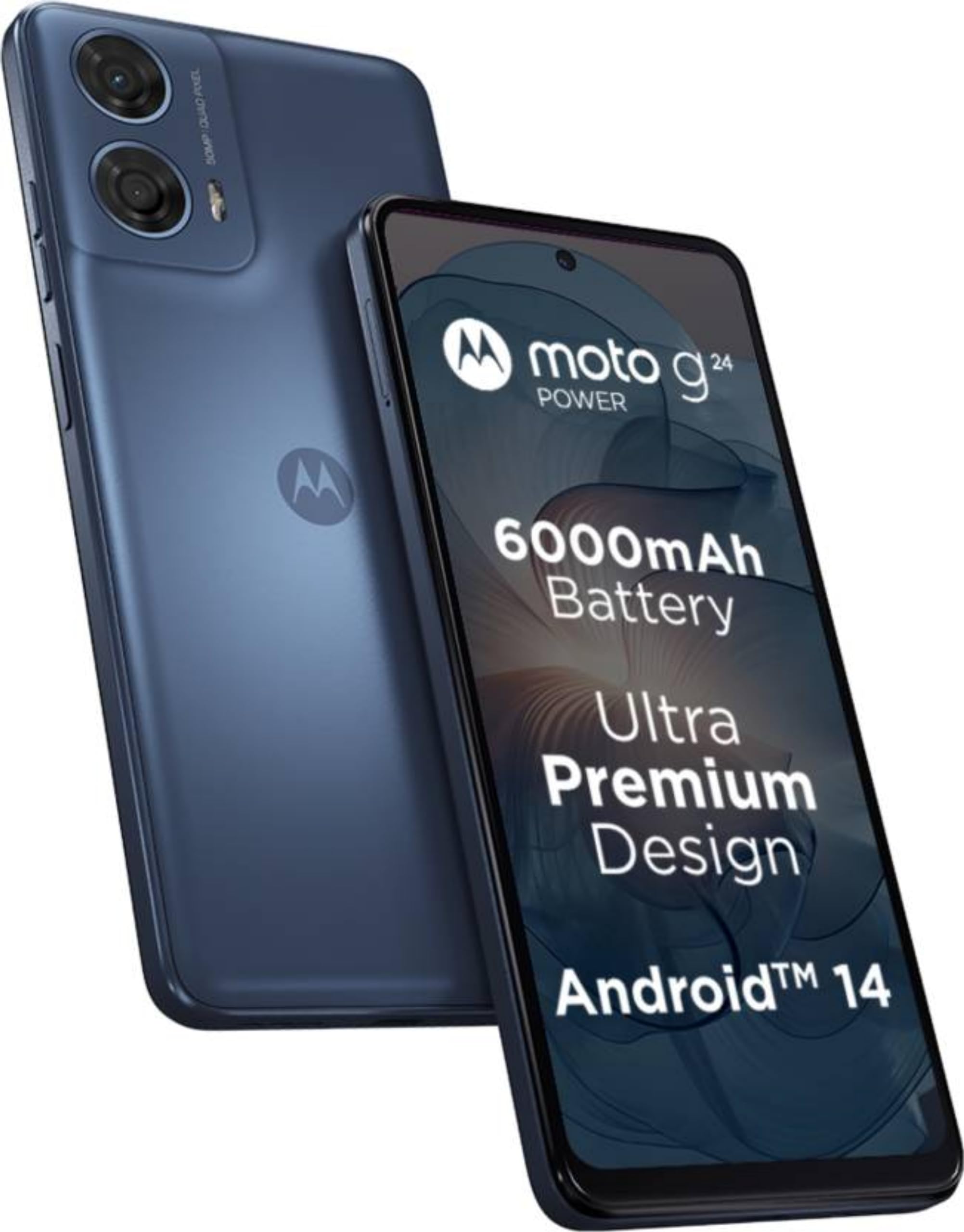 Celular Moto G24 Power 256GB/8GB Ram Doble SIM - Azul Medianoche