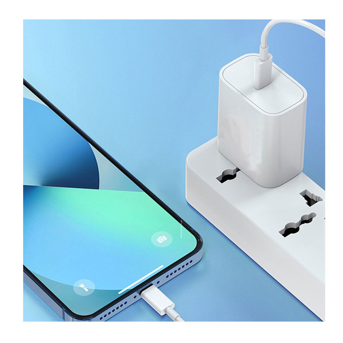 Cargador Rápido 30w Pd Usb Tipo C Elegate Blanco.