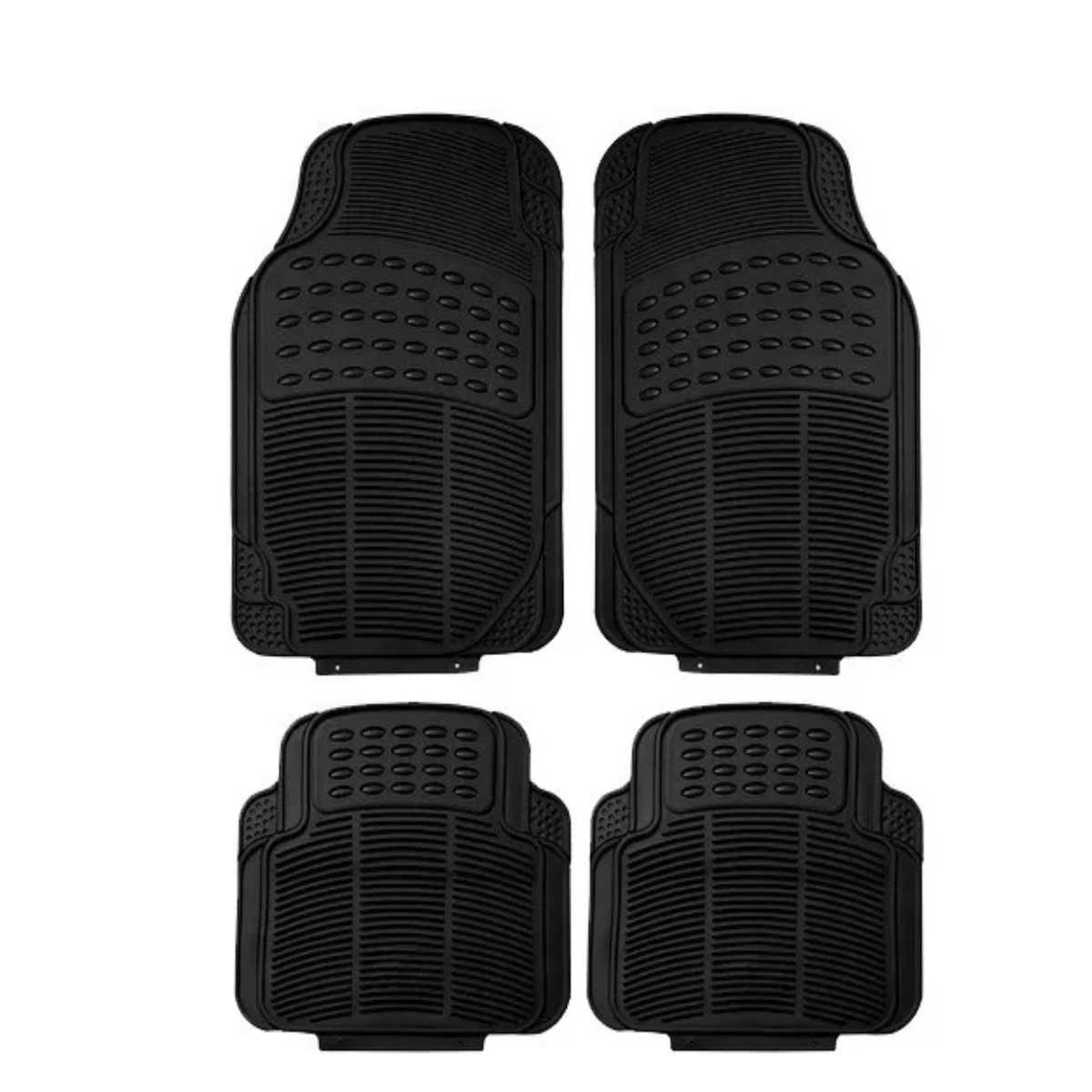 Tapete Para Auto Universal Uso Rudo Juego De 4 Piezas.