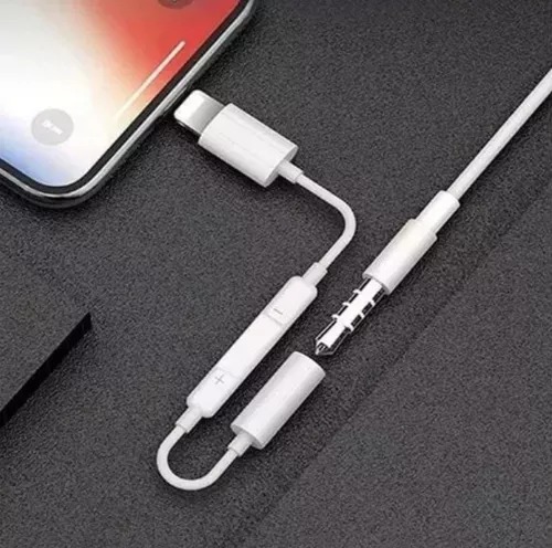 Adaptador Compatible iPhone Lightning Conector Audio 3.5 Mm.