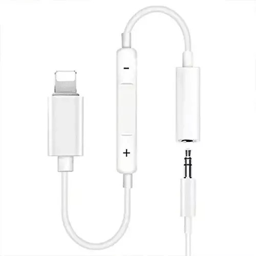 Adaptador Compatible iPhone Lightning Conector Audio 3.5 Mm.